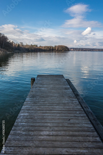 Steg im Starnberger See