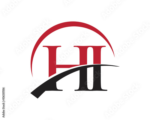 HI red letter logo swoosh