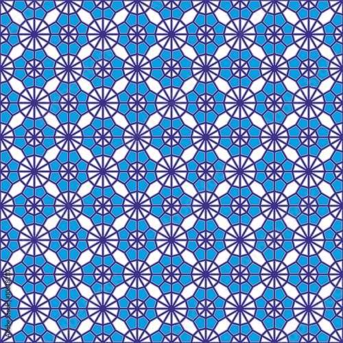 traditional ottoman mosque pattern 07