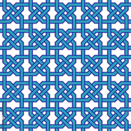 traditional turkish framed mosque pattern 06