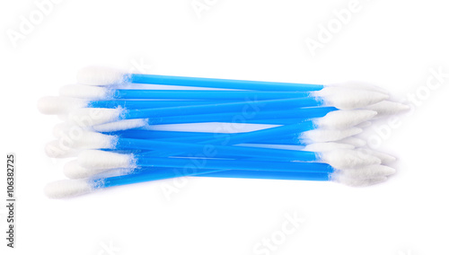 Pile of multiple cotton swabs