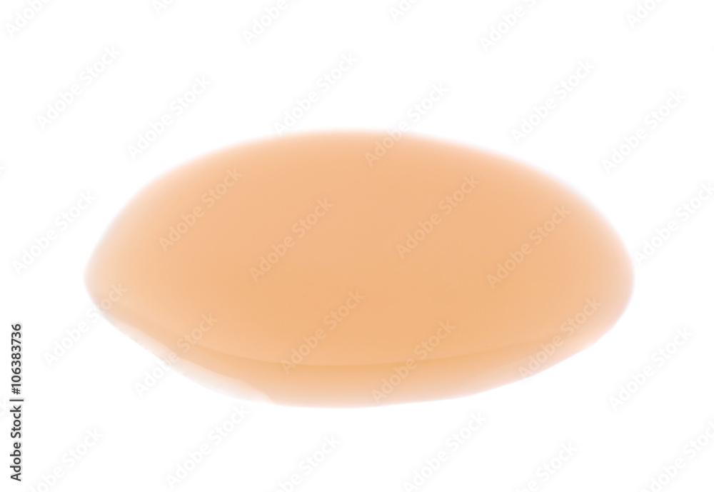 Puddle of wine vinegar isolated Puddle of wine vinegar isolated