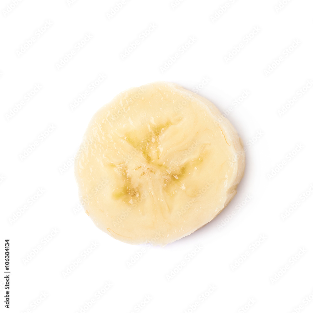 Banana slice isolated Banana slice isolated