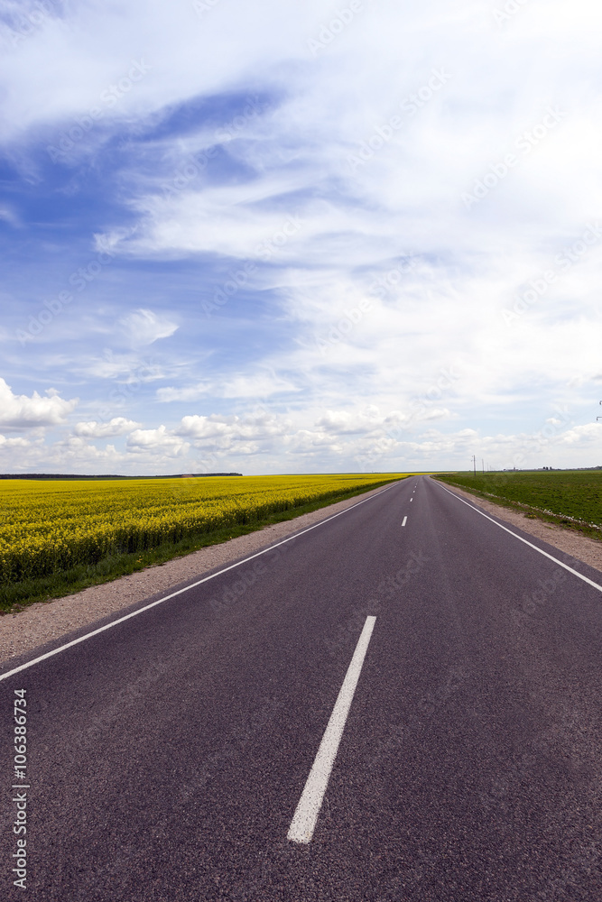  small paved road 