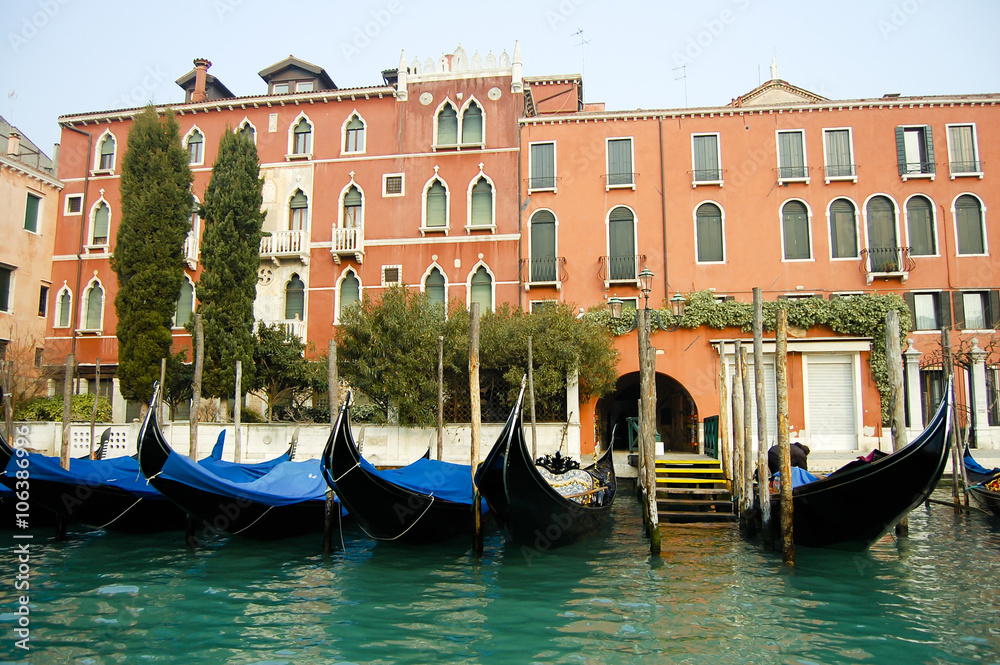 Gondolas - Venice - Italy