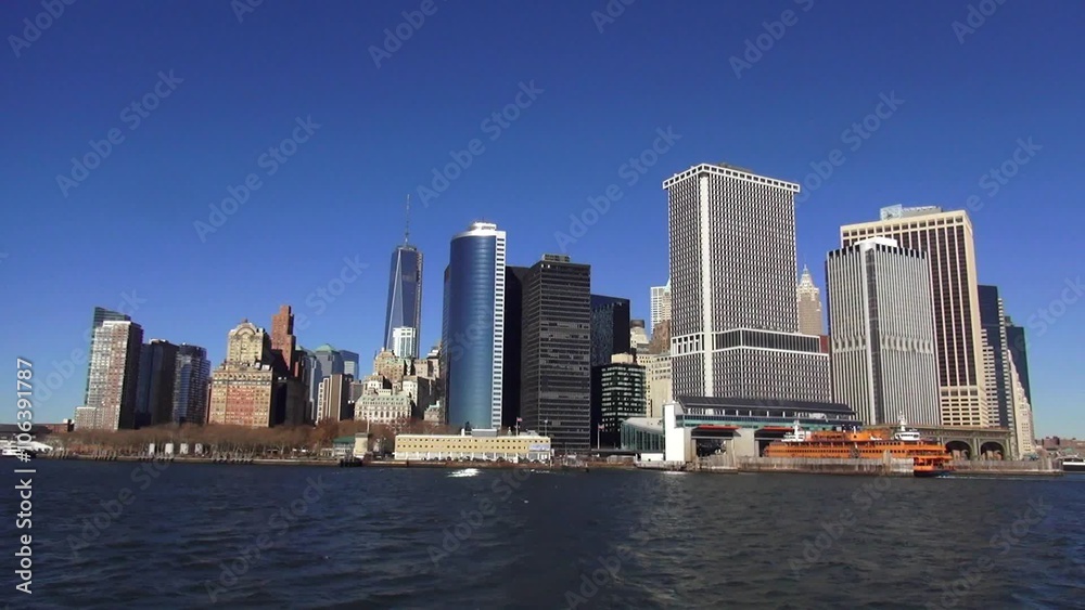 Manhattan Skyline Financial District of Manhattan Downtown