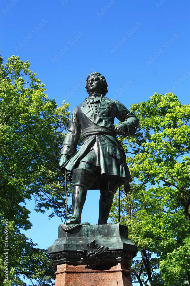Monument to Peter I in Kronstadt Monument to Peter I in Kronstadt