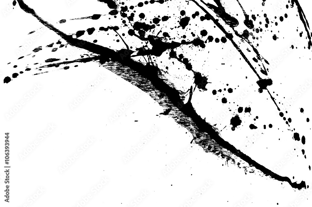 Blood Splatter Black And White