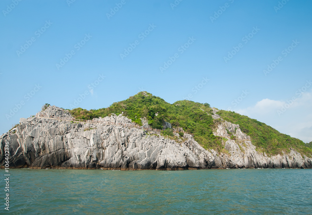 Island in Halong bay