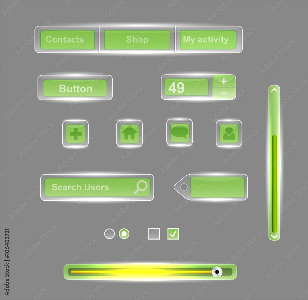 Glass interface Glass interface