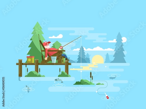 Rest fishing design