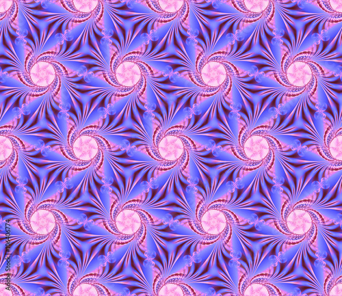 Background wall-paper, fractal whirlwinds, violet