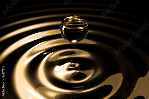 Drops of liquid gold
