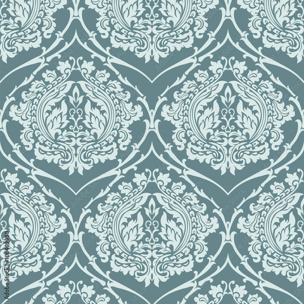 Stock Vector Illustration:
Floral ornament pattern. Elegant luxury texture for wallpapers, backgrounds and invitation cards. Blue color. Vector Stock Vector Illustration:
Floral ornament pattern. Elegant luxury texture for wallpapers, backgrounds and invitation cards. Blue color. Vector