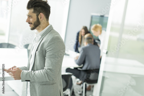 Businessman with a phone