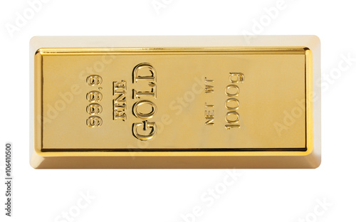 gold bullion close-up