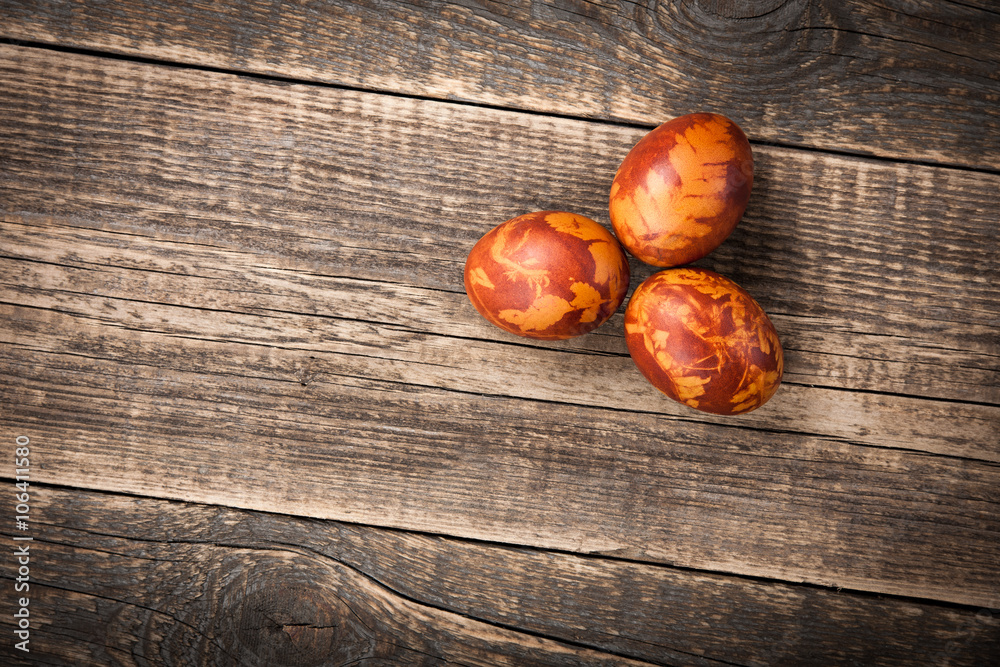 Obraz premium Easter eggs background