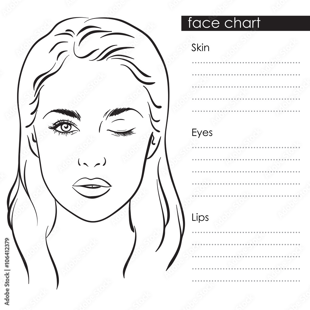 blank-eye-makeup-template
