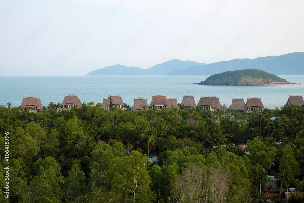 seaside resort, bungalow, Nha Trang, Vietnam