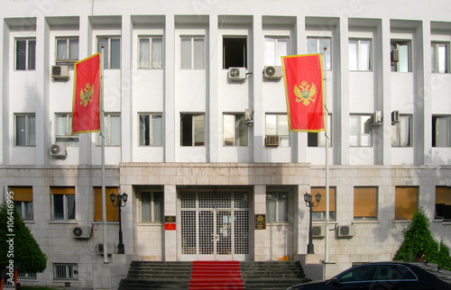 Presidential Office government building Podgorica Montenegro Eur