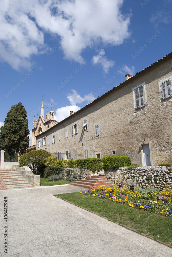 Franciscan church and monastery of Cimiez. Nice France