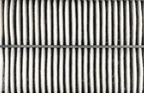 Used air filter for car, auto spare part