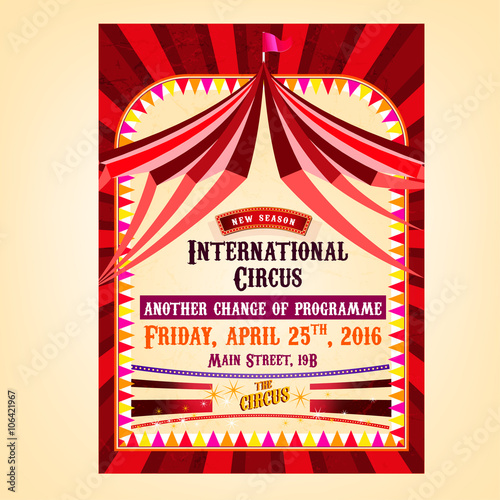 Circus Poster entrance