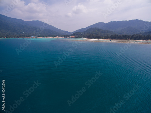 Aerial view of Koh Phangan, Thailand