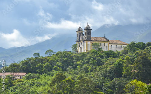 Brazilian journey. Igreja Francisco de Paula em Ouro Preto. Brazil.