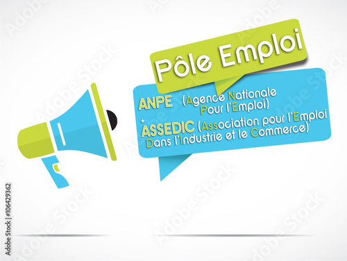 mégaphone : Pôle emploi (anpe + assedic) photo