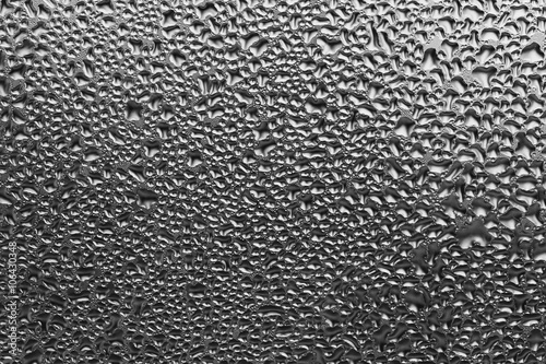 Droplets on the window macro texture