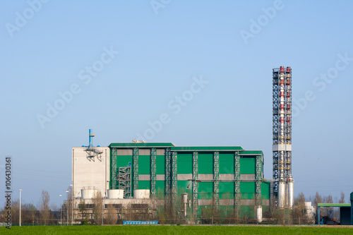 Tableau sur toile waste incinerator