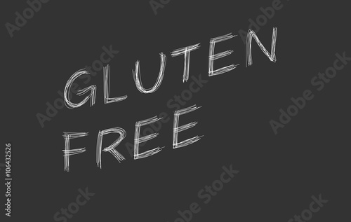 Illustration with the words Gluten Free