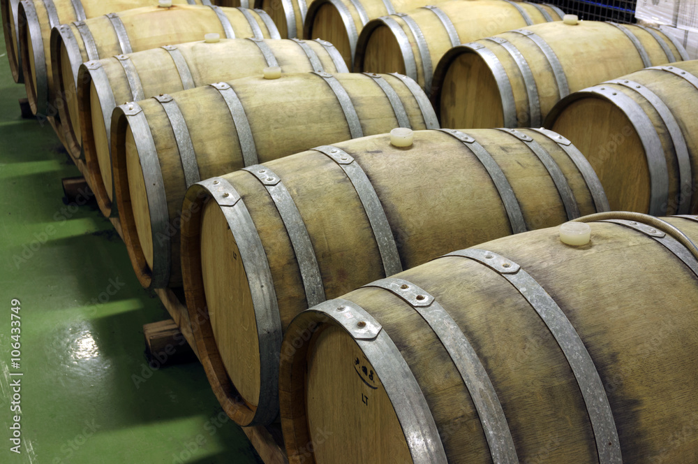 Wooden barrels for ageing, maturing and storing of wine 3