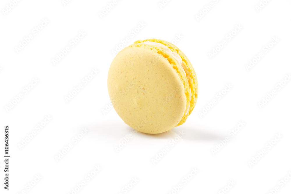 Macaroon isolated on a white Macaroon isolated on a white