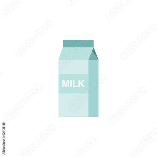 Milk Package icon. Milk isolated background. Pack milk vector illustration. Milk vector. Milk icon