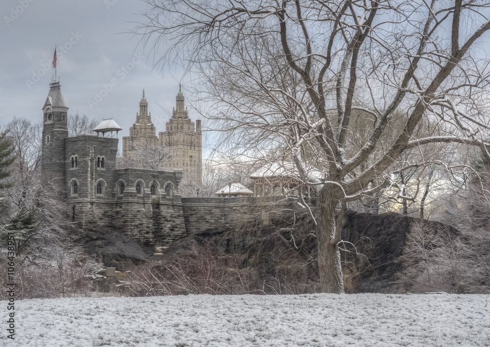Central Park, New York City,Belvedere Castle
