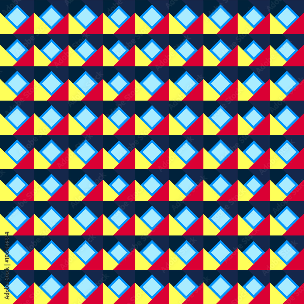Seamless geometric color pattern Seamless geometric color pattern