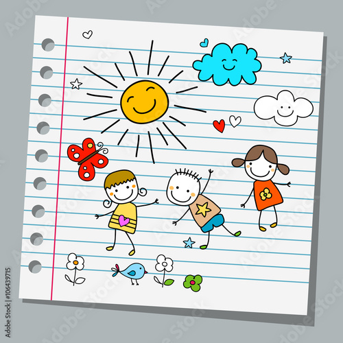 notebook paper summer