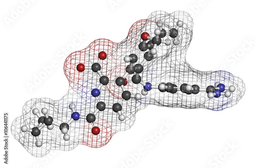 Avoralstat hereditary angioedema (HAE) drug molecule. 