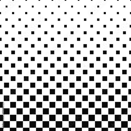 Seamless black white abstract square pattern