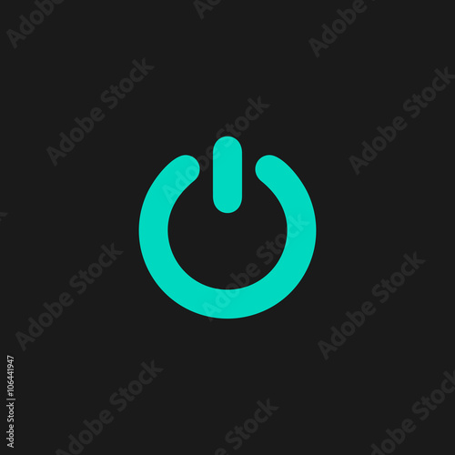 vector power icon