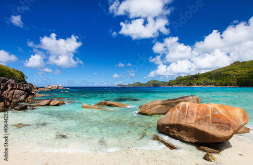 Stunning beach in Seychelles