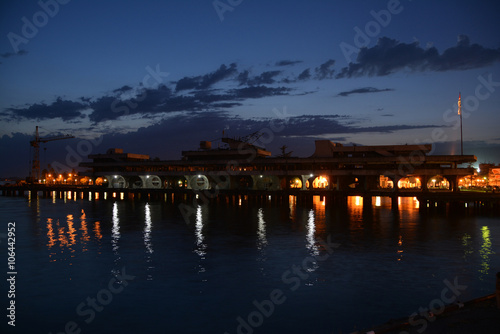 Port of Sukhum in the evening © melanie_10