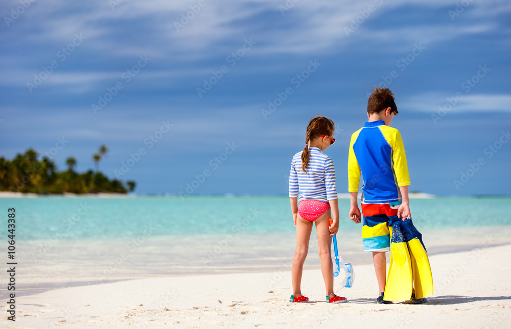 Kids at beach