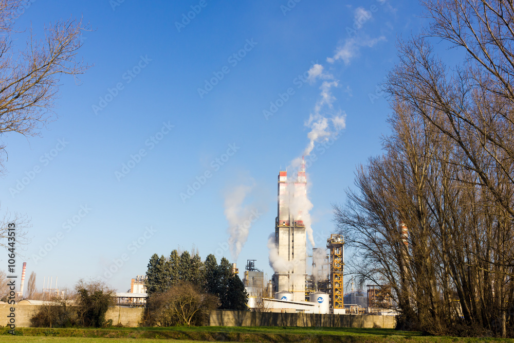 Obraz premium pollution industry