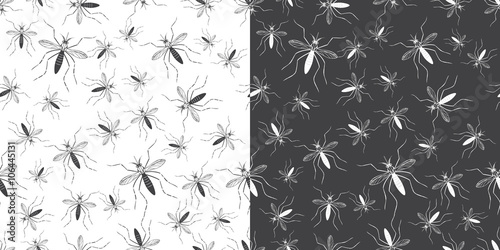 Zika virus graphic design elements.