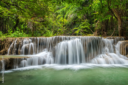 Fototapeta Naklejka Na Ścianę i Meble -  Beautiful and breathtaking green waterfall