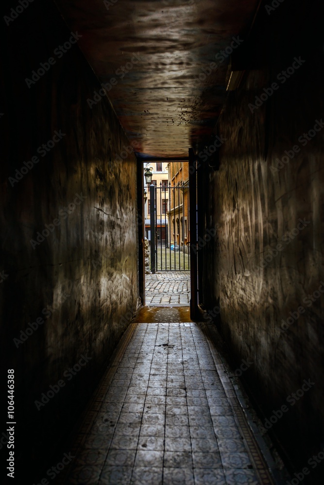 Unique door closeup