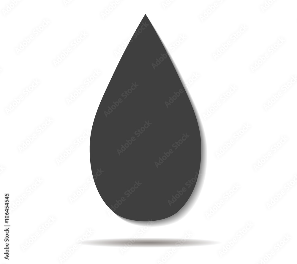 drop double shadow icon vector drop double shadow icon vector